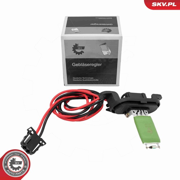 Widerstand InnenraumgebläSe Esen SKV 95SKV098 FüR Renault Kangoo 2 KW0 FW0 BE-image