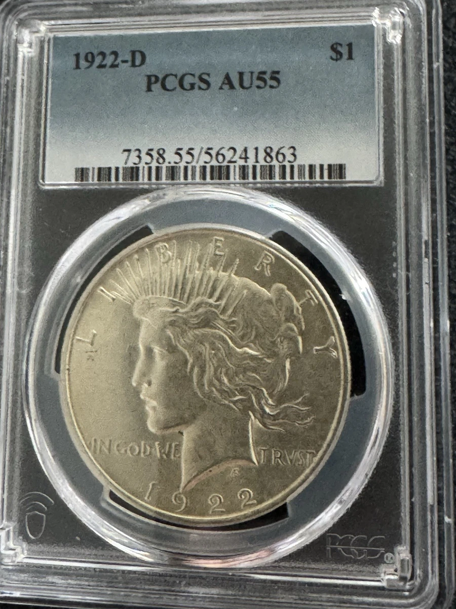 PCGS Grade AU 55 Peace Dollars (1921-1935) for sale | eBay
