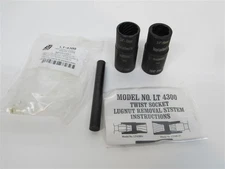 LTI LT-4300, 3 Pc. Twist Socket Lug Nut Removal 1/2" Dr. 3/4"-19mm, 13/16" -21mm