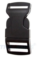 10 St. Steckschnalle 20Mm Gebogen Acetal Steckverschluss Gurtband Steckschnallen