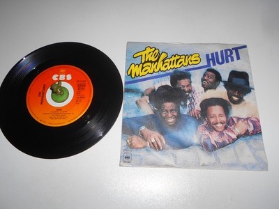 The Manhattans - Hurt  (1976) Vinyl 7` inch Single Vg +++