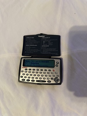 Franklin MWD-460 Electronic Webster's Dictionary Pocket Tested