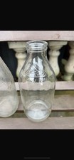 Vintage Milk Bottle Set 7 Old Milk Bottles