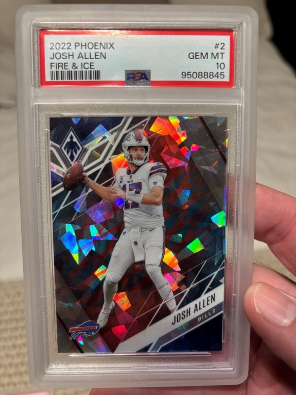 2022 Panini Phoenix Fire & Ice /50 Josh Allen #2 Gem Mint PSA 10 POP 8