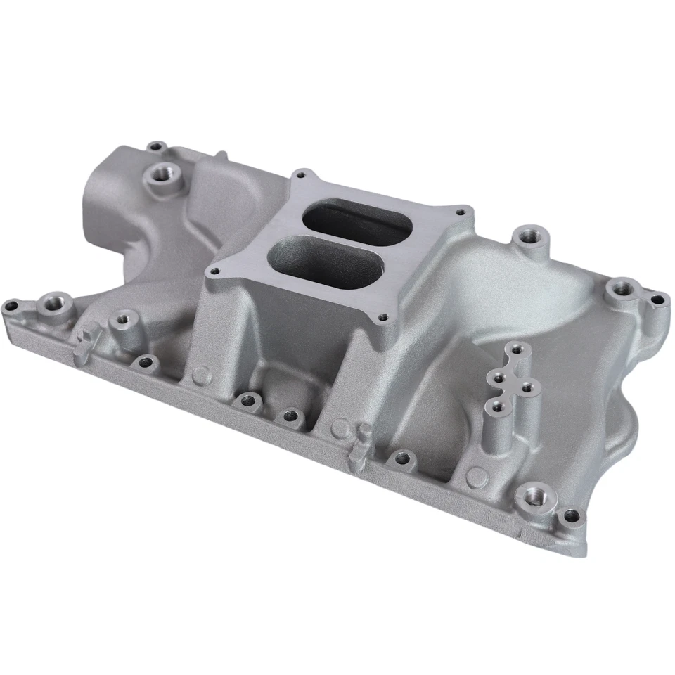 Dual Plane Aluminum Intake Manifold For Ford Small Block Windsor 351W 5.8L V8 Foto 4 de 4