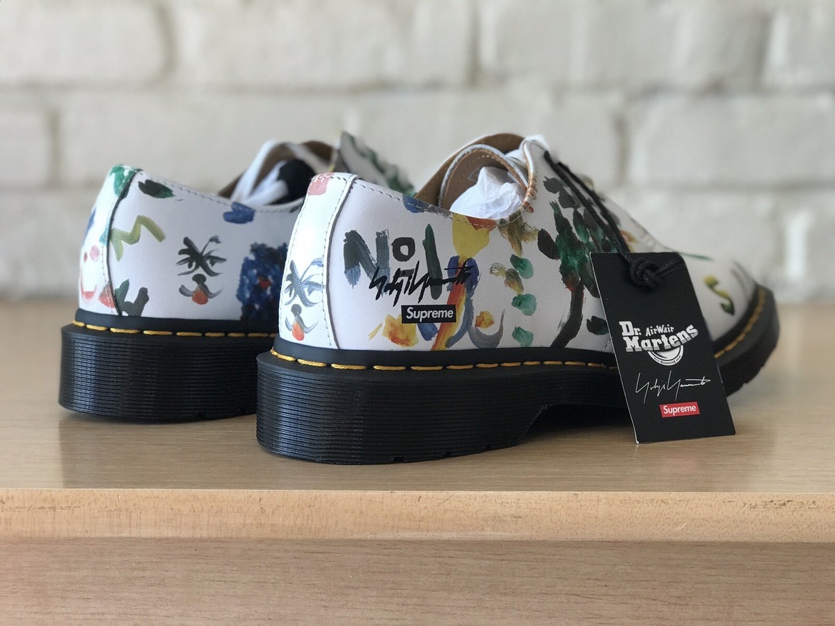 1461 Supreme HO x Dr. Martens Yohji Yamamoto Backhand White Men