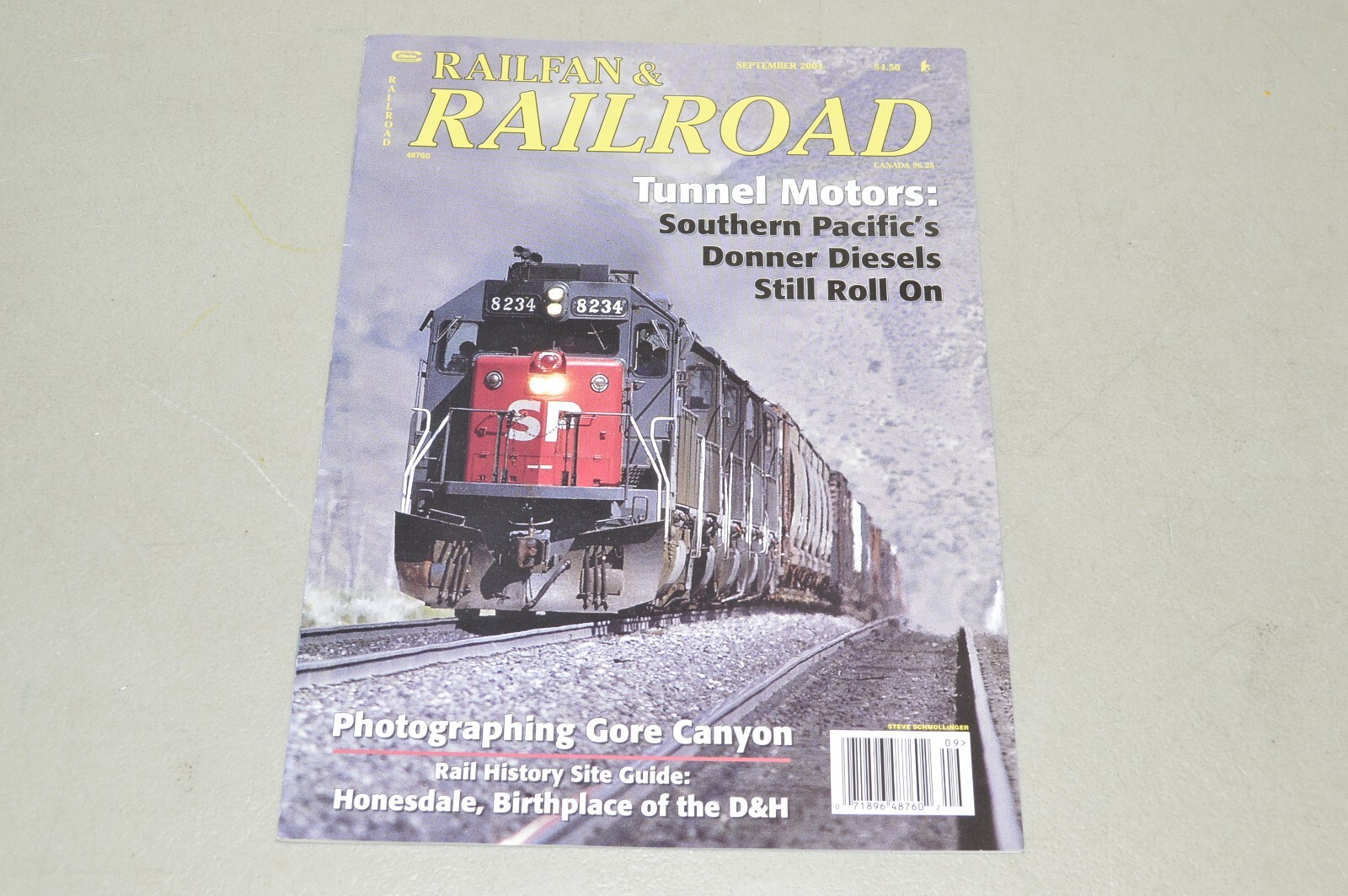 magazine train railfan & railroad September 2004 Donnor Diesel Gore Canyon