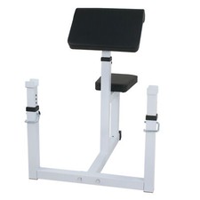 Durable Arm Curl Weight Bench Preacher Seated Strength Dumbbel Training