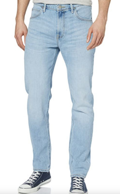 Lee jeans mens Austin regular fit tapered 'Mid City Worn' FACTORY SECONDS L295