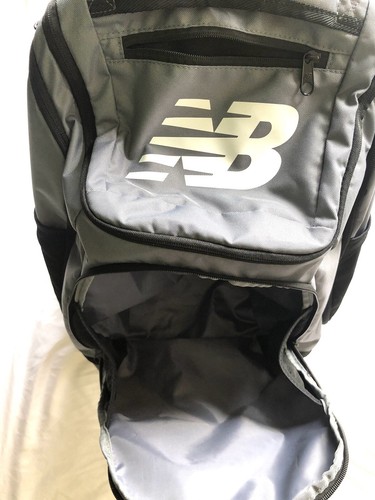 New Balance Basketball Rucksack grau Sport 19x13x8 selten - Bild 4 von 5