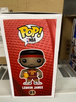 Funko Pop! LeBron James Cleveland Cavaliers Miami Heat Error Box Funko Pop! LeBron James Cleveland Cavaliers Miami Heat Error Box
