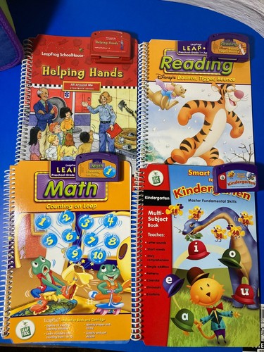 LeapFrog LeapPad Learning System With 8 Cartridges Books and Case - Picture 4 of 7