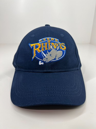 Leeds Rhinos cap hat blue baseball adjustable one size fits most rugby