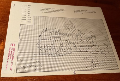 Camelot Designs CHILLON CASTLE Cross Stitch Pattern Celtic Sue Marshall - Picture 3 of 3