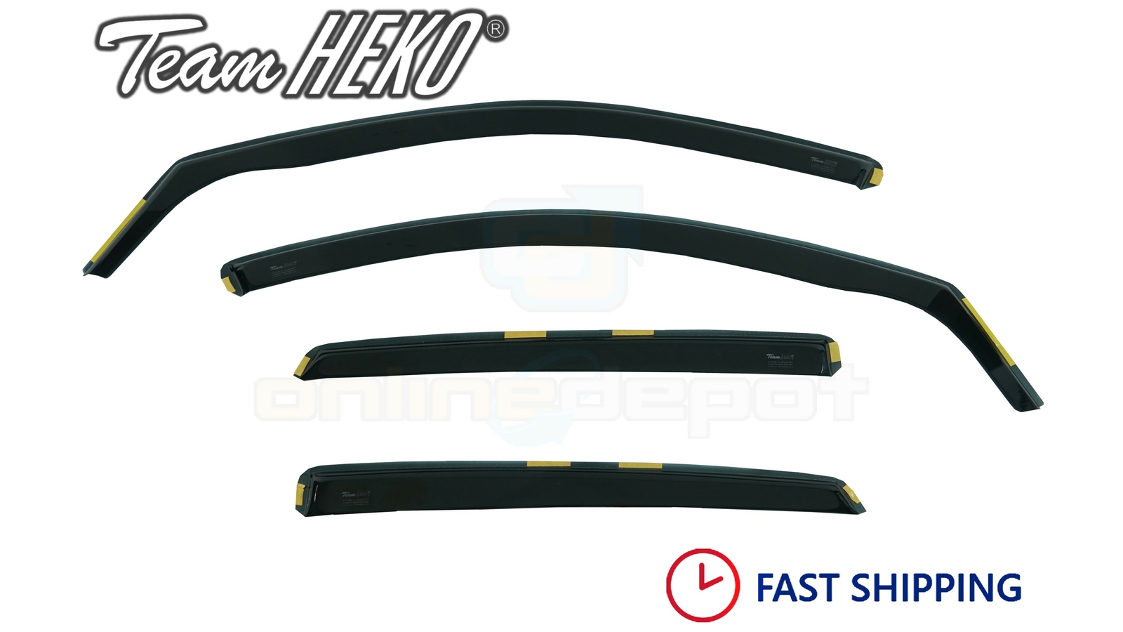 KIA NIRO mk1 crossover 20162021 wind deflectors 4pc set HEKO TINTED RAIN GUARDS eBay