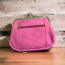 WOMEN'S COIN PURSE SIZE DOUBLE FRAME WITH 2 ZIPPER CHANGE PURSE