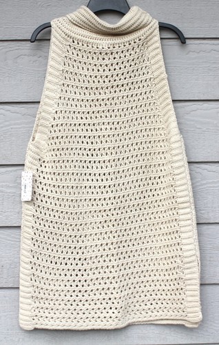 Crochet Northern New maniche Sz cotone senza People maglione Lights Free misto L ww8fOq7a