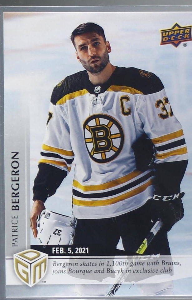 2020-21 Upper Deck Game Dated Moments - Patrice Bergeron #13 - 1 of 1