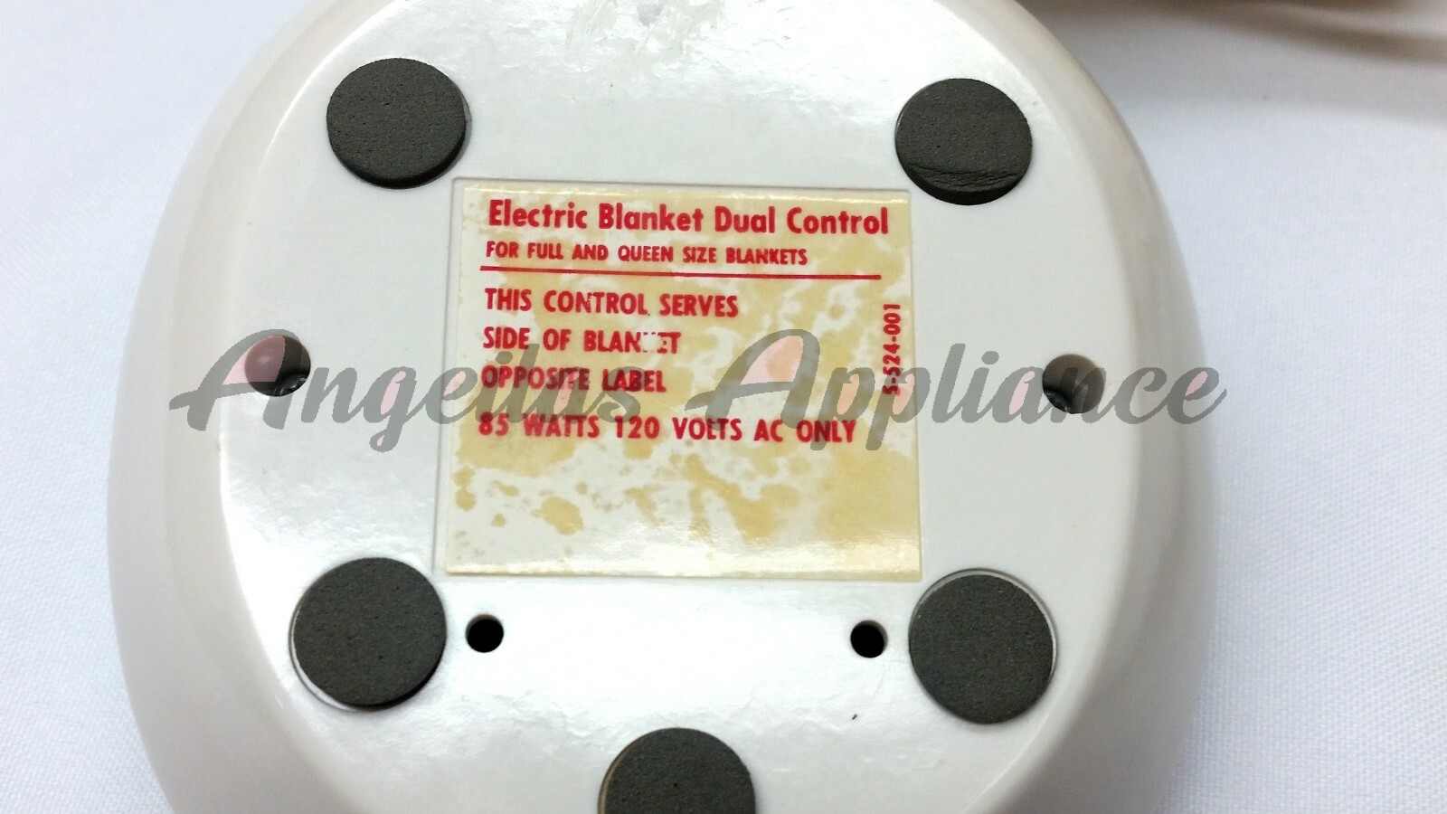 JC Penny Electric Blanket Dual Temperature Heat Control Power Cord 85W 120V