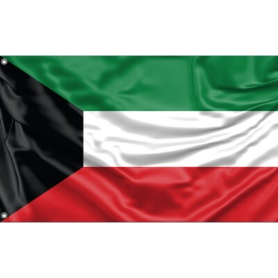 Flag of Kuwait, Unique Design, 3x5Ft / 90x150 cm size, EU Made