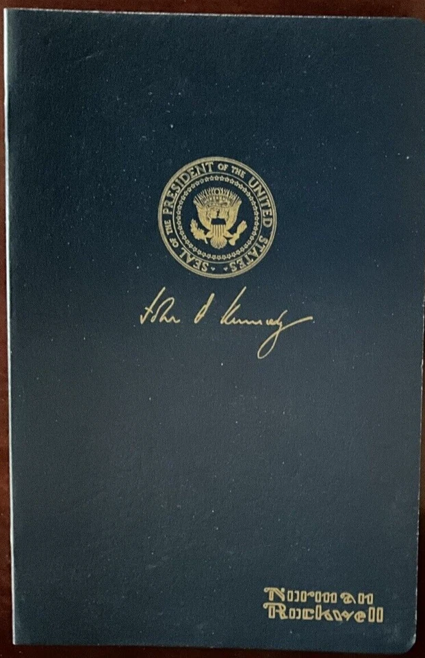 Litografia NORMAN ROCKWELL JOHN F KENNEDY numerada edição limitada impressão JFK certificado de autenticidade - Imagem 4 de 4