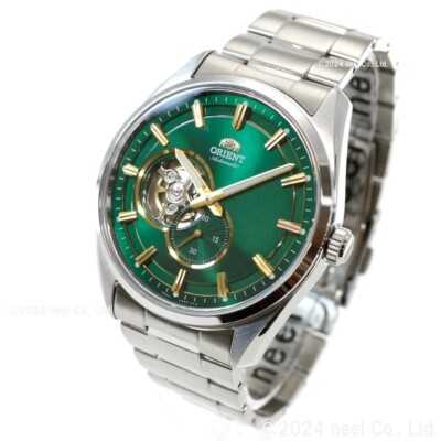 ORIENT RN-AR0008E Green Silver Contemporary Selection Men's Watch Analog