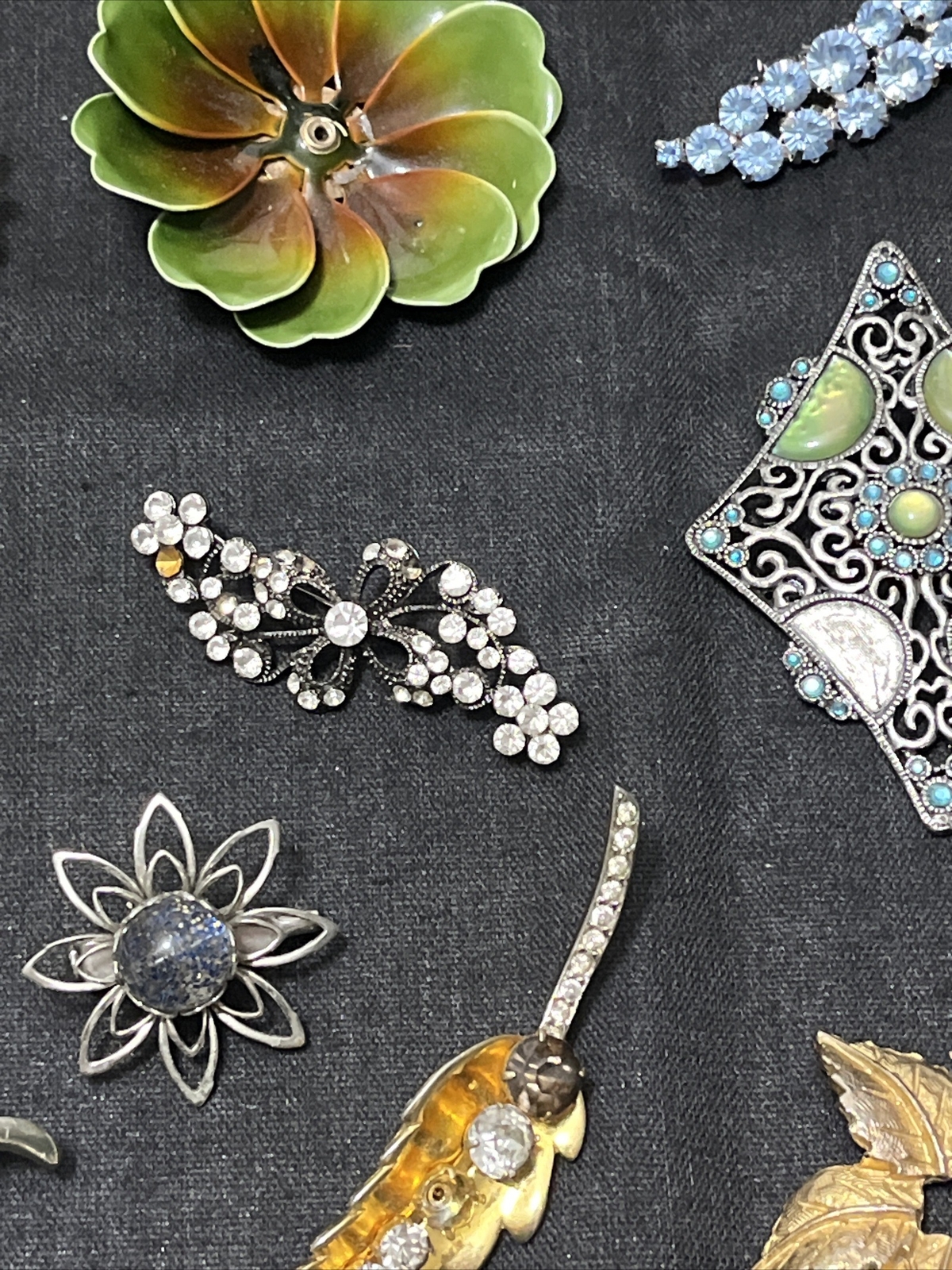 Vintage Brooch Lot 18 Piece Floral, Gold Tone Wearable And Need Of Repair Pins eBay