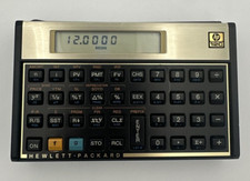 Hewlett Packard HP-12c Financial Calculator with Case Tested Working