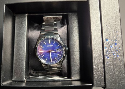 Citizen Attesa Cosmic Blue CB0219-50L 44mm Radio-Controlled Eco-Drive New