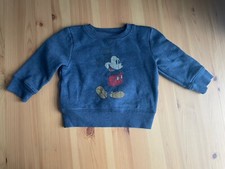 Disney Jumping Beans Kids Softest Fleece Mickey Mouse Crewneck Sweatshirt 6 Mos