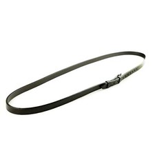 Ascot Leather Neck Strap - Black - Choose Size