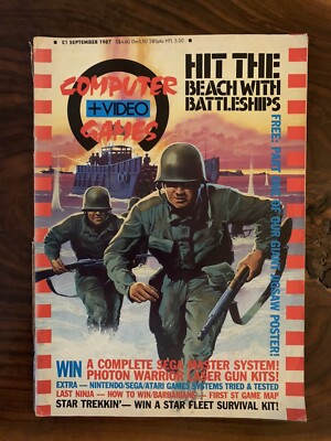 COMPUTER + VIDEO GAMES C+VG MAGAZINE VINTAGE 80S SEPT  1987, Super Mario Bros!