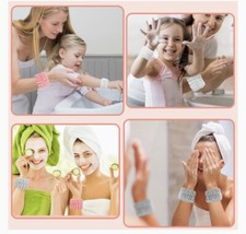 Towel Scrunchies For Washing Face Waterproof Terry Cloth 6 Pieces