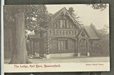 Qdu Postcard The Lodge Hall Barn Beaconsfield Ebay