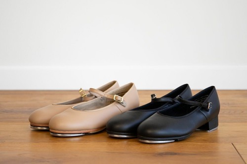TAP DANCE SHOES in TAN or BLACK Buckle Style from Brazendance Ch US9 to Ad US8 - Picture 4 of 8