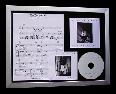 JESSIE WARE Say You Love Me TOP QUALITY CD LTD FRAMED DISPLAY+FAST GLOBAL SHIP