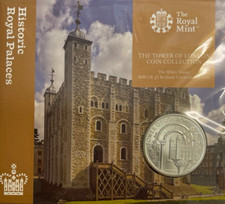 2020 £5 - THE WHITE TOWER - FIVE POUNDS BU - BRILLIANT UNCIRCULATED COIN PACK