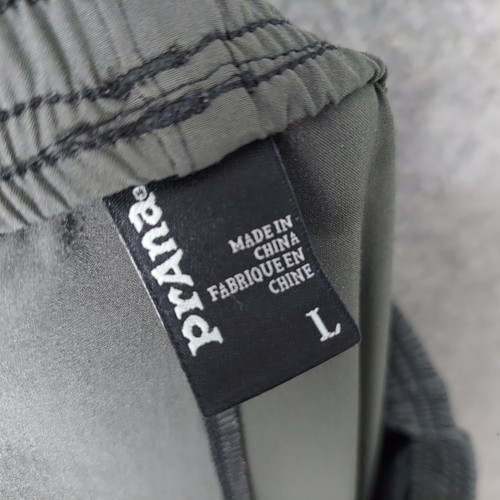 Prana Pants L Long Breathe Wide Leg Pocket Lightweight Gray Quick Dry Hiking - Picture 9 of 12