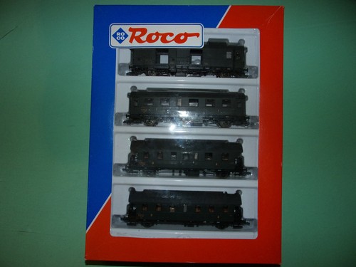 ROCO coffret 4 voitures de voyageurs BOITE A TONNERRE 44052 NEUF (n°1bis) | Zustand: Neuf