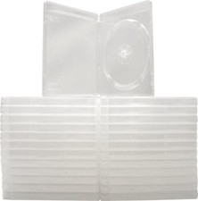  25 Clear Playstation 3 Replacement Boxes Cases PS3 Disc 14MM Game VGBR14PS3CL