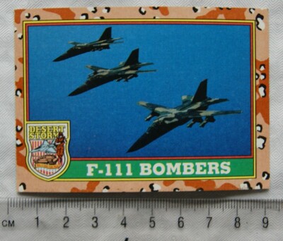 Topps Desert Storm Nr. 1991 36 F-111 Bomber