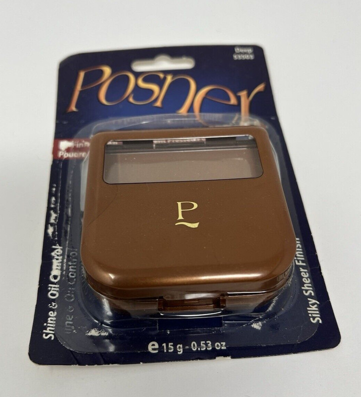 POSNER Finishing Touch Translucent Pressed Powder DEEP #53503 ~ 0.53 Oz. New HTF