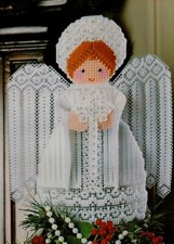 TREETOP ANGEL GLORIOUS CHRISTMAS PLASTIC CANVAS PATTERN INSTRUCTIONS