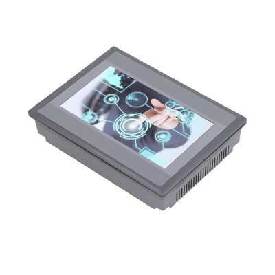 Hyuduo PLC HMI Display Panel 7 Inch TFT LCD with 12 Inputs 8 Outputs for FX3U...