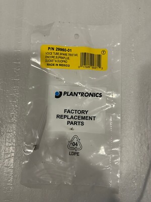 Plantronics Voice Tube Replacement 29960-01 Spare for Tristar Encore Supraplus