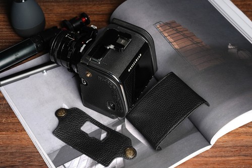 Real Leather Half Camera Case Bag Cover for Hasselblad 907X CFV 100C CFV II 50C - Picture 22 of 105