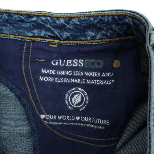 Guess Mom Jeans High Rise Damen 31x27 Med Wash Denim Ankle Style Cropped Hose - Bild 15 von 15