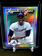 2023 Topps Series 2 Legends Of The Game Hank Aaron # LG-8 Atlanta Braves