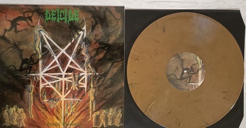 Deicide - Eternal Torment Gold Marbled Vinyl LP Live Milano 1992 Legion Nachruf