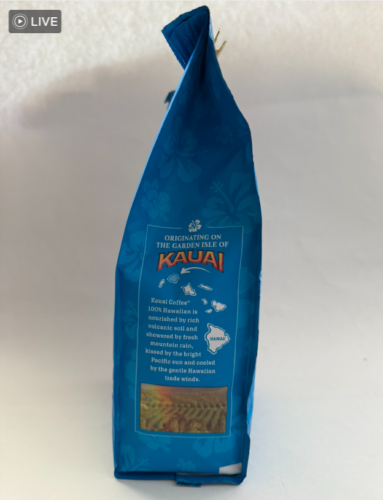 1.5 lb. Bag Kauai Coffee 100% Hawaiian Medium Roast Whole Bean - Picture 5 of 6